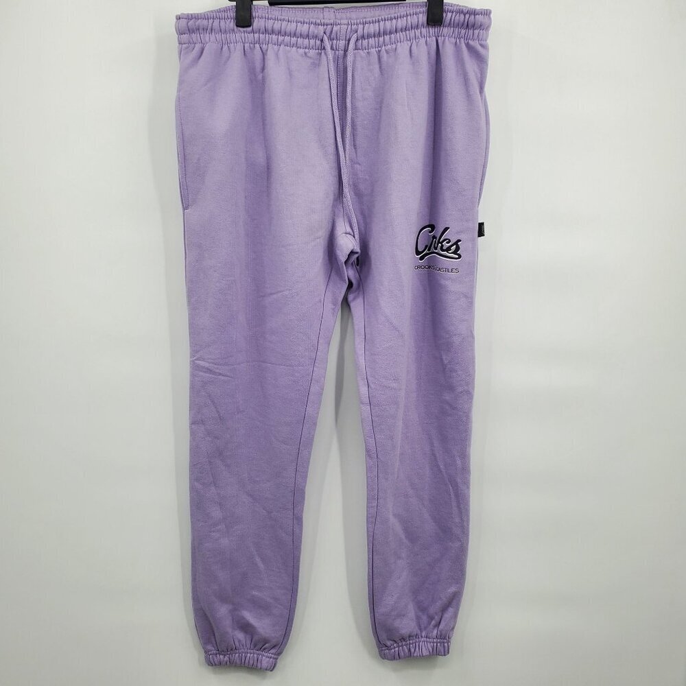 Crooks and Castles Los Angeles Jogger Sweatpants Men Size Medium NWT FLAWED DIRT
